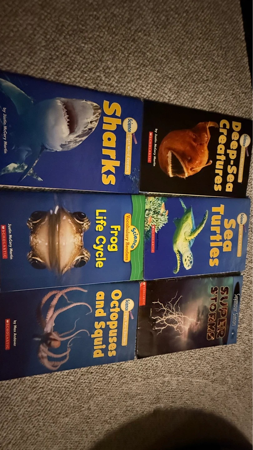 Scholastic Science Readers Lot (6 Books)