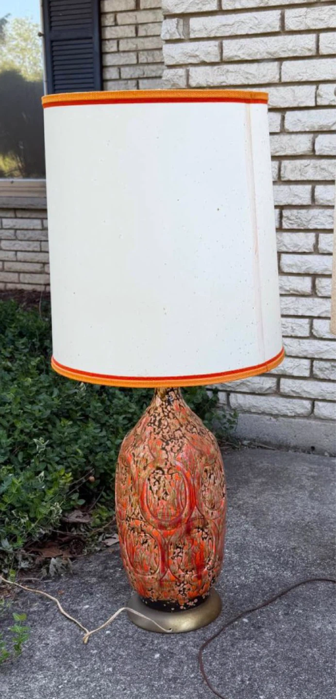 Vintage Mid Century Modern Ceramic Table Lamp - photo 3