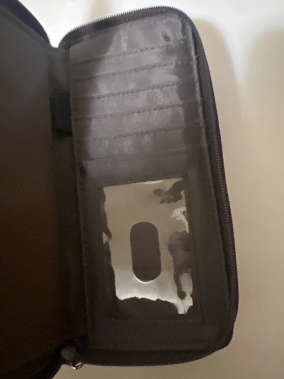 Brown Crocodile Print Wallet - photo 3