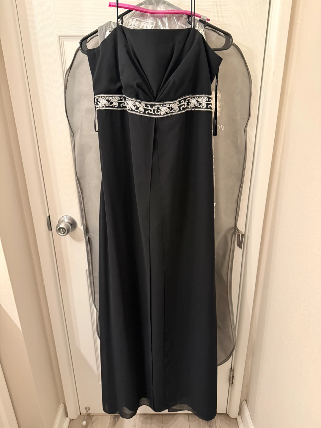 Cachet Black Formal Gown Size 12