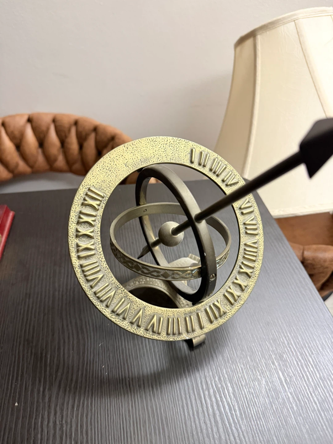 Vintage Brass Armillary Sundial Sphere - photo 2