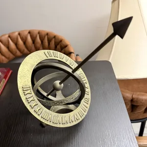 Vintage Brass Armillary Sundial Sphere