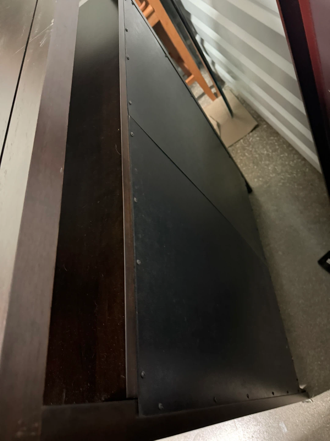 Dark Brown Wooden Dresser with 6 Drawers - photo 5