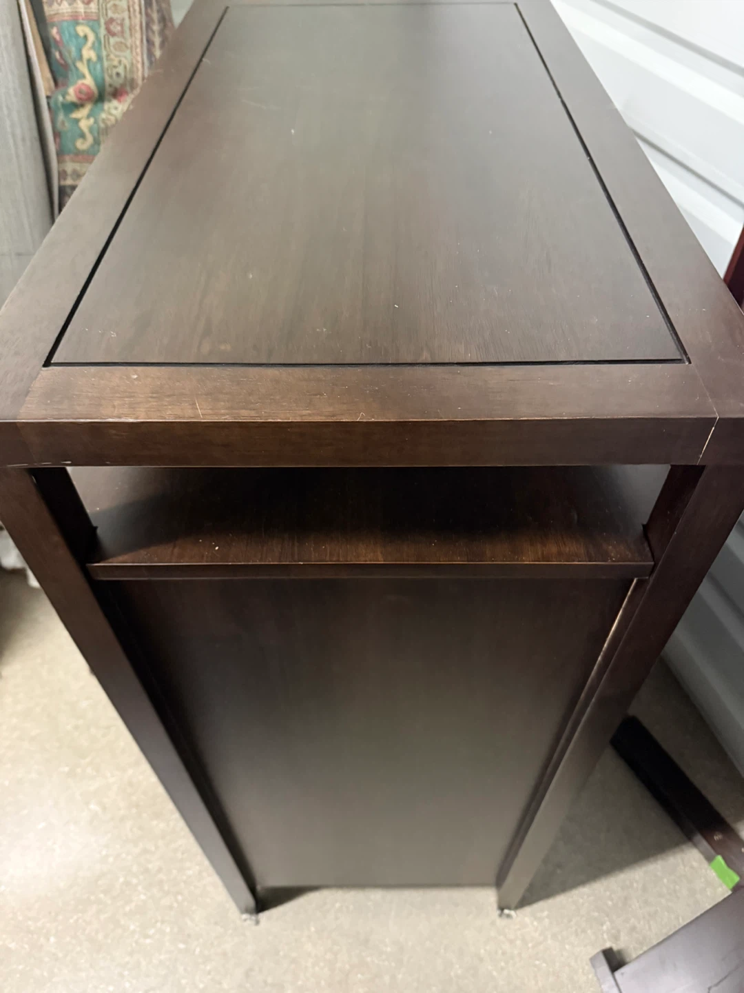 Dark Brown Wooden Dresser with 6 Drawers - photo 3