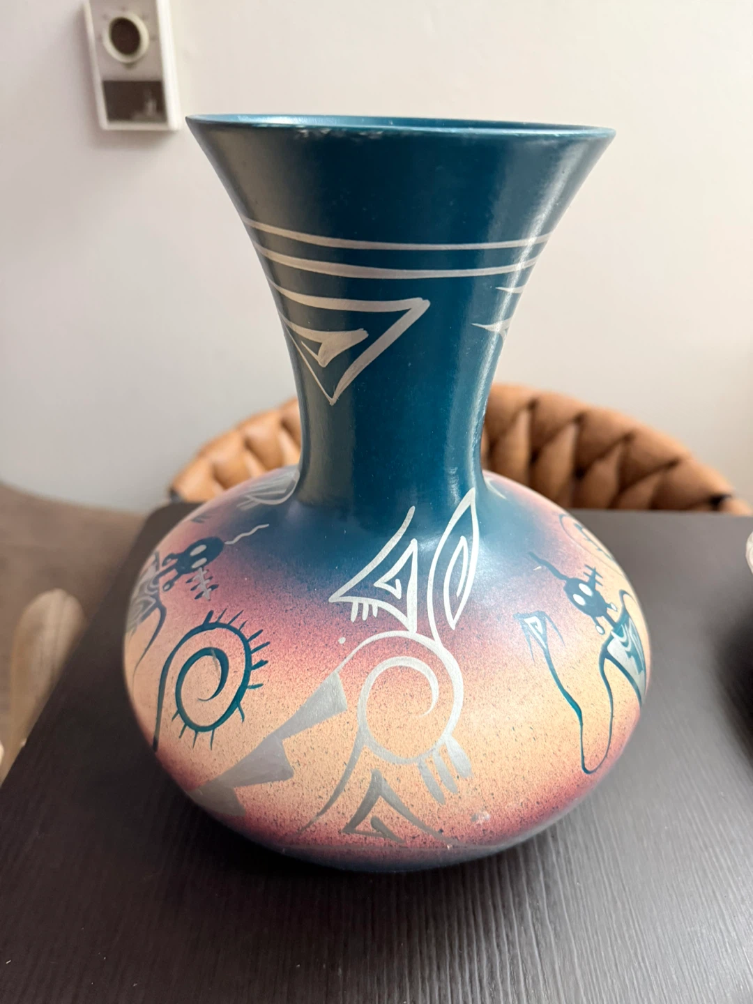 VTG Handmade Navajo Pottery Vase - photo 3