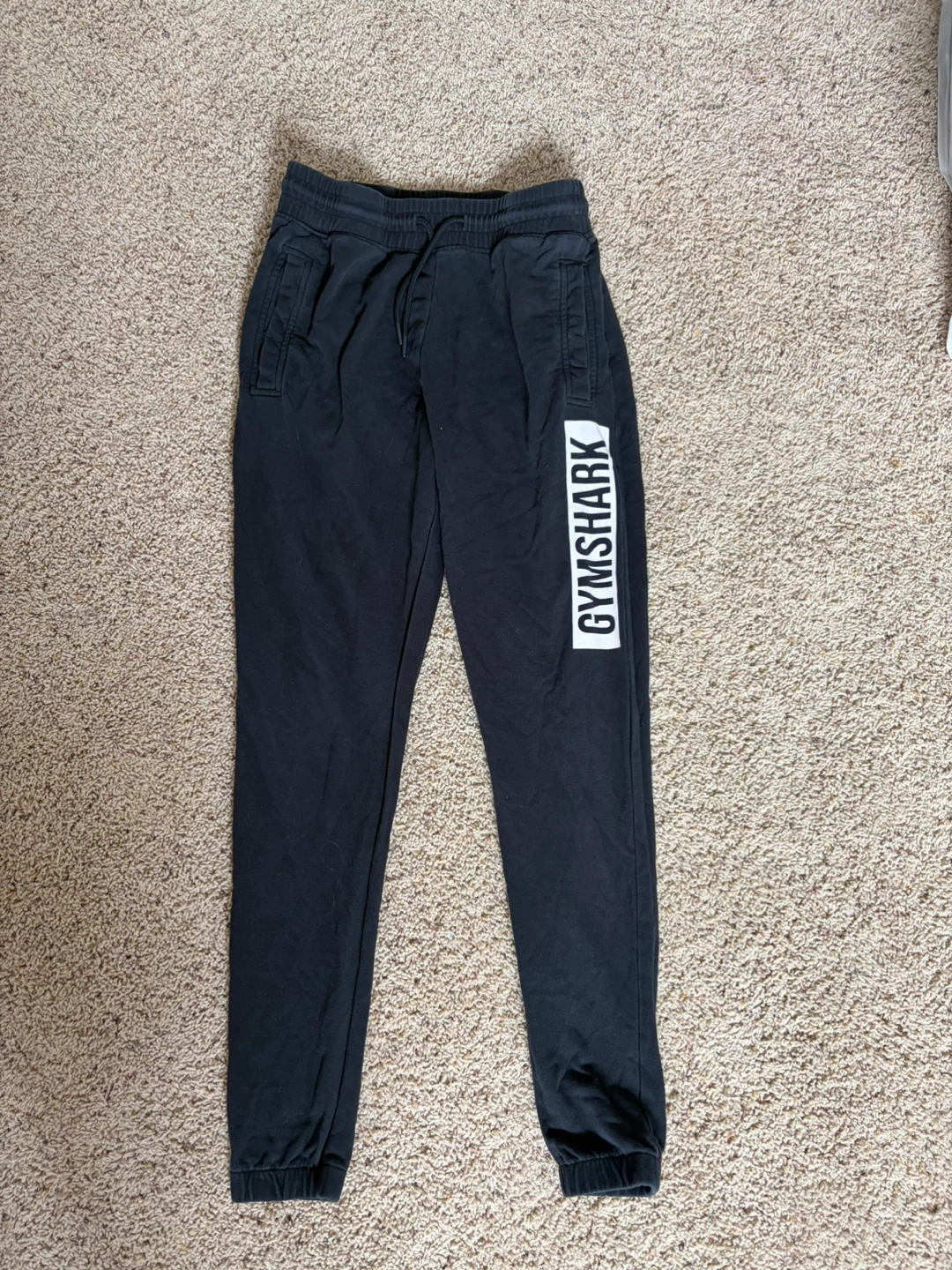 Gymshark Black Joggers Size S