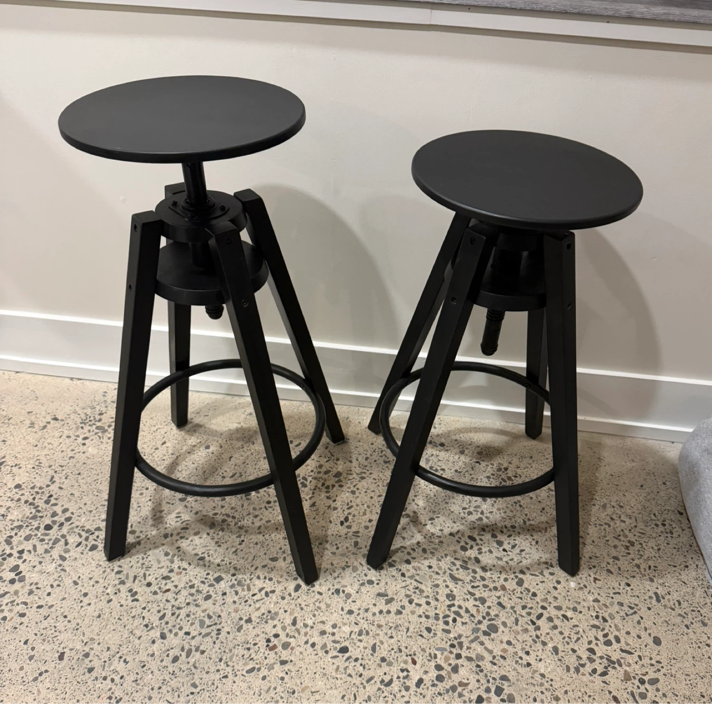 IKEA adjustable bar stools