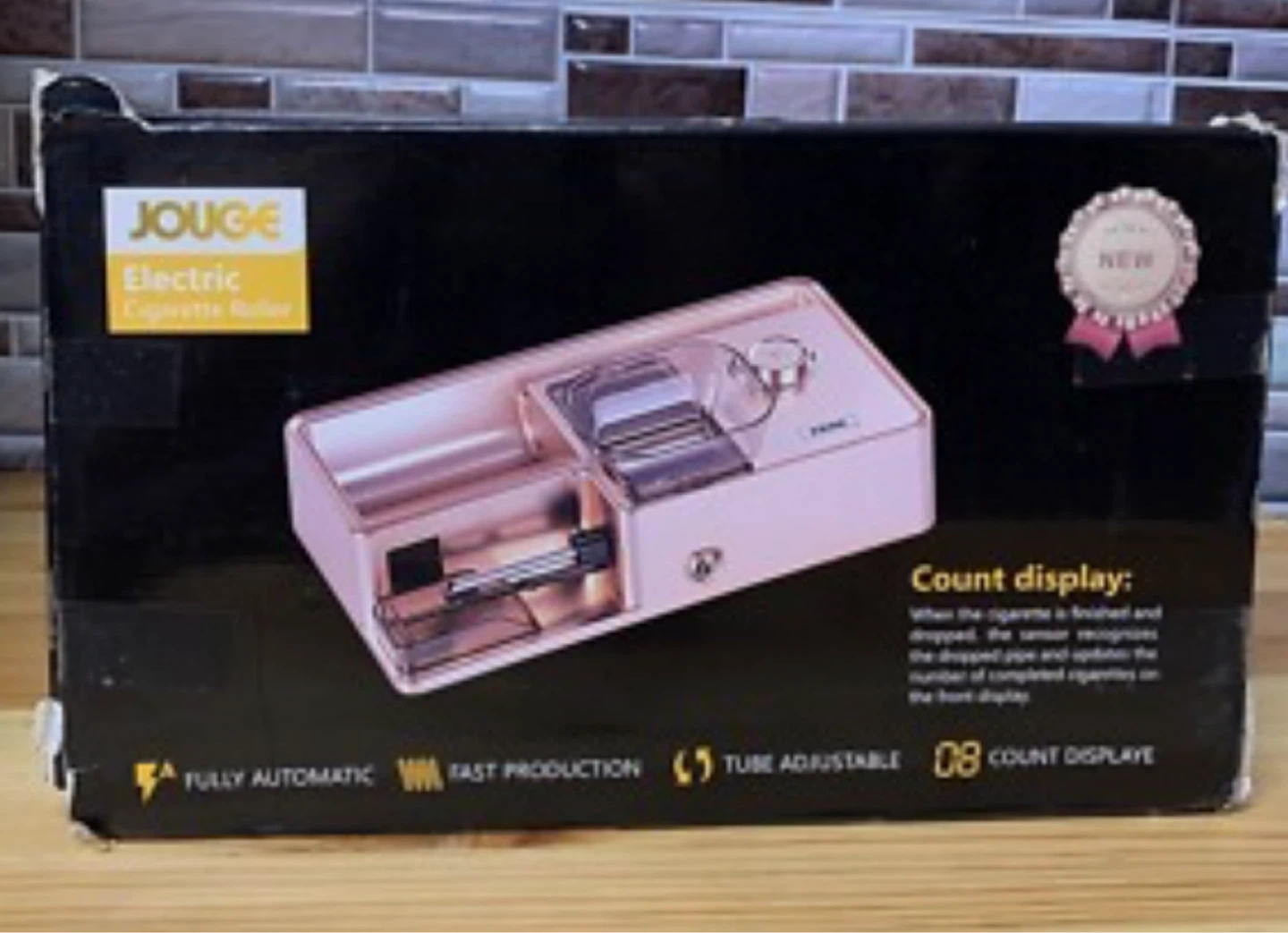 JOUGE Electric Cigarette Roller*Brand new. never opened*