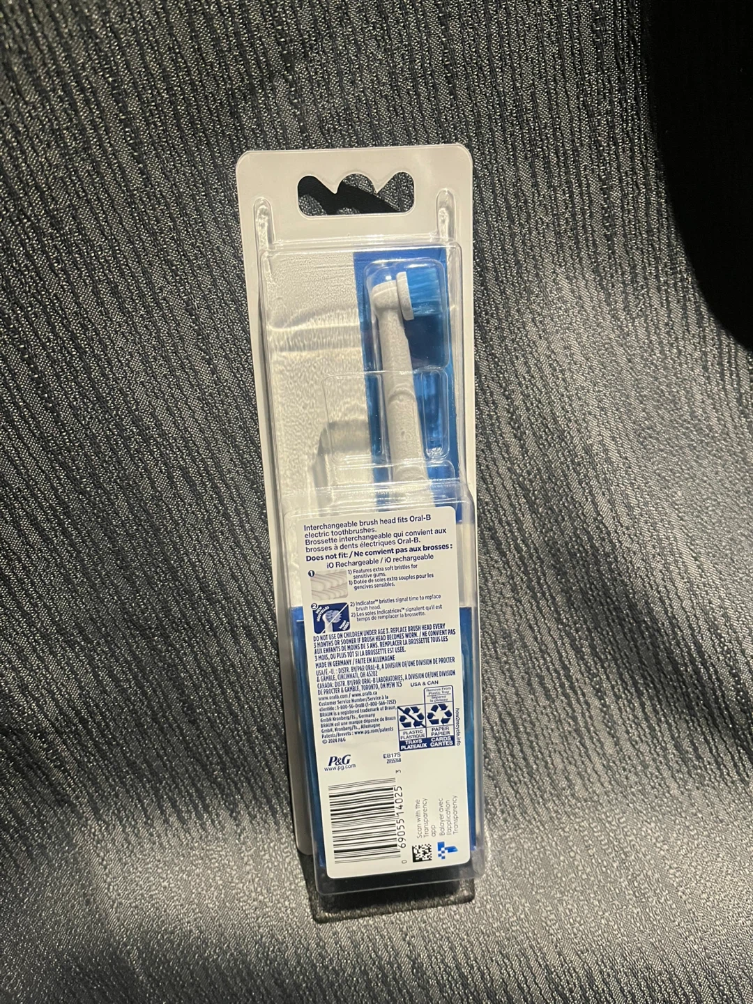 Oral-B Sensitive Gum Care Replacement Brush Heads - 5 Pack - photo 2