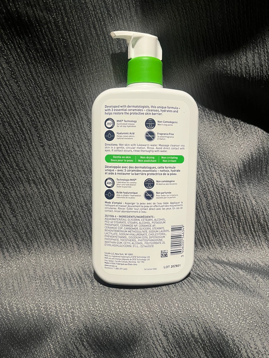 CeraVe Hydrating Cleanser for Normal to Dry Skin 562 mL - photo 2