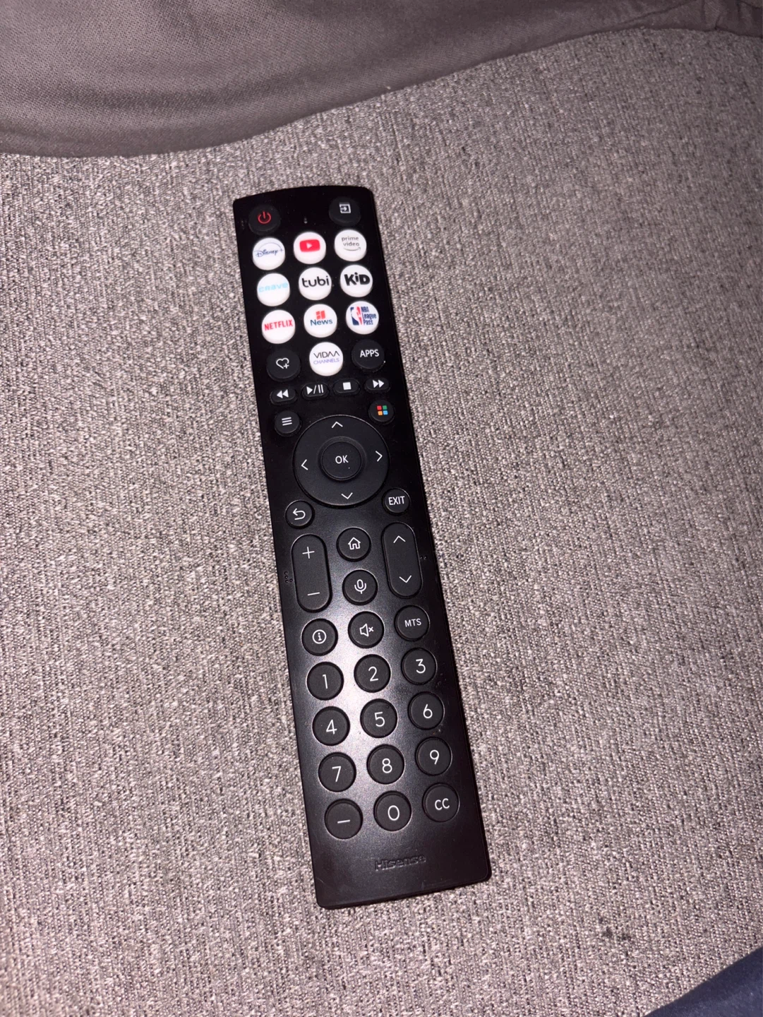 Hisense Remote Control