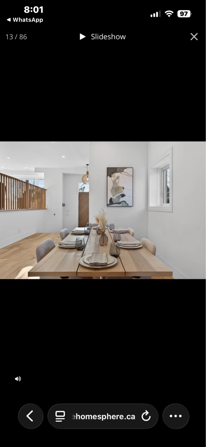 Wooden Dining Table with Chairs