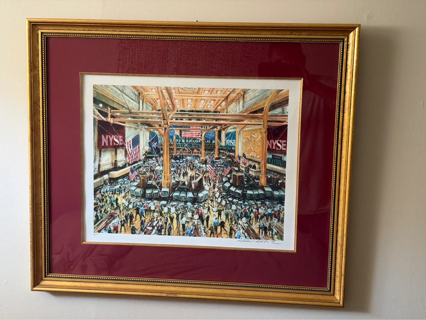 Framed New York Stock Exchange Art Print
