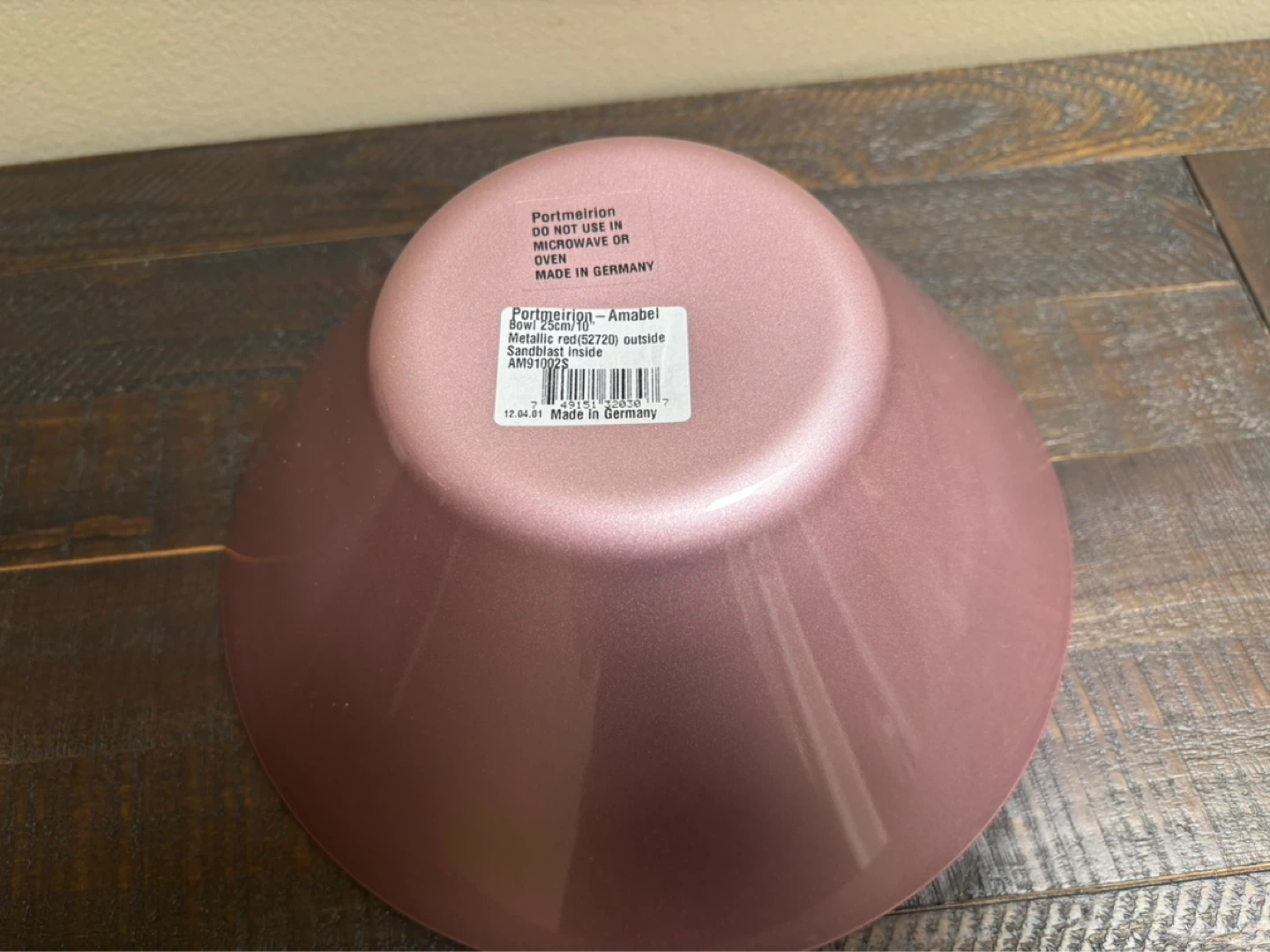 Portmeirion Amabe Rose Embossed Serving Bowl - photo 5