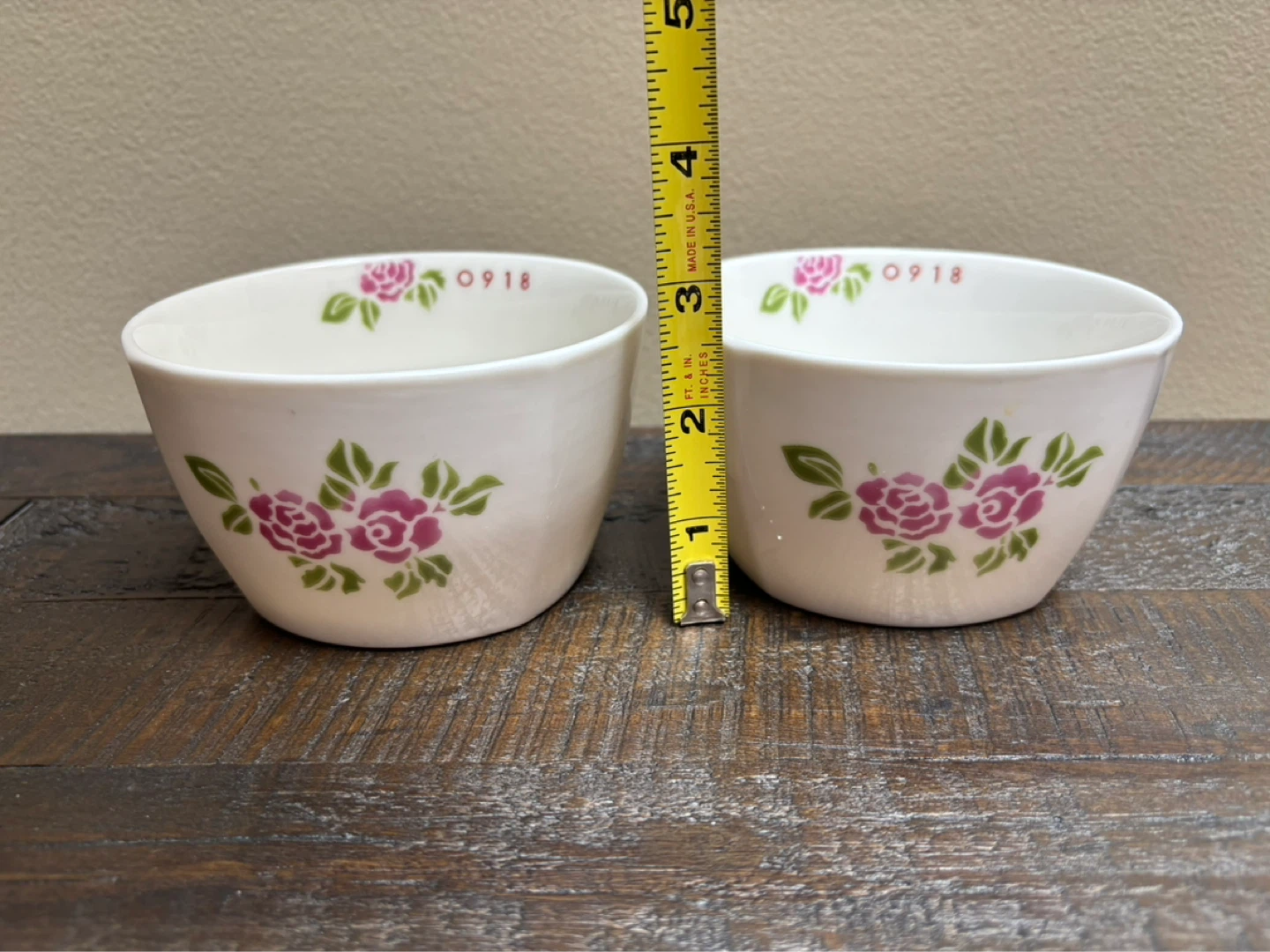 Set of 2 ceramic bowls & chopsticks rest - photo 2