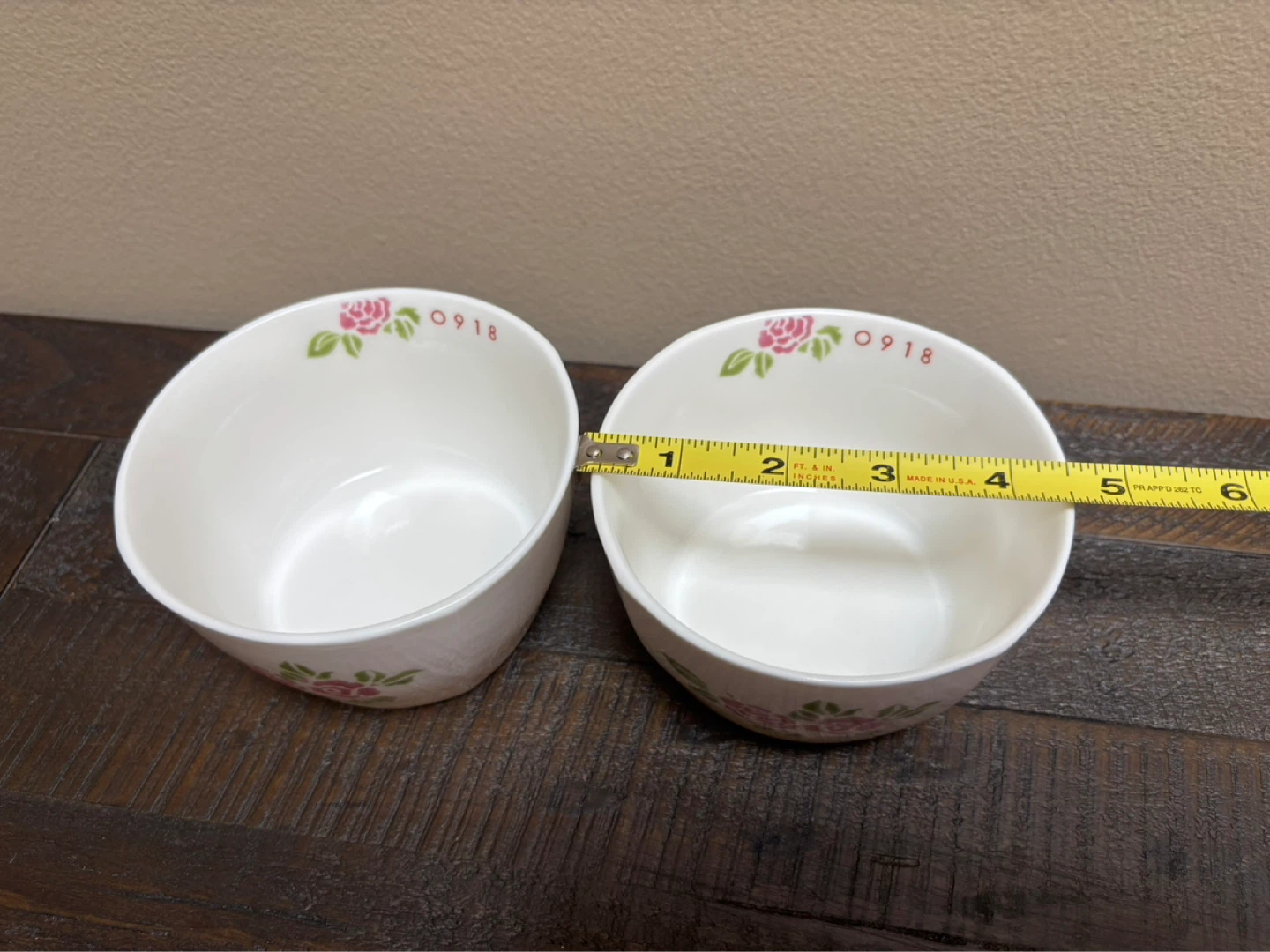 Set of 2 ceramic bowls & chopsticks rest - photo 3