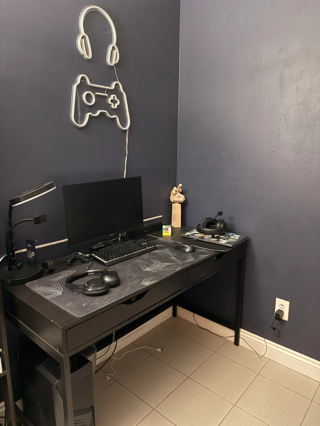 IKEA ALEX Desk Black-Brown