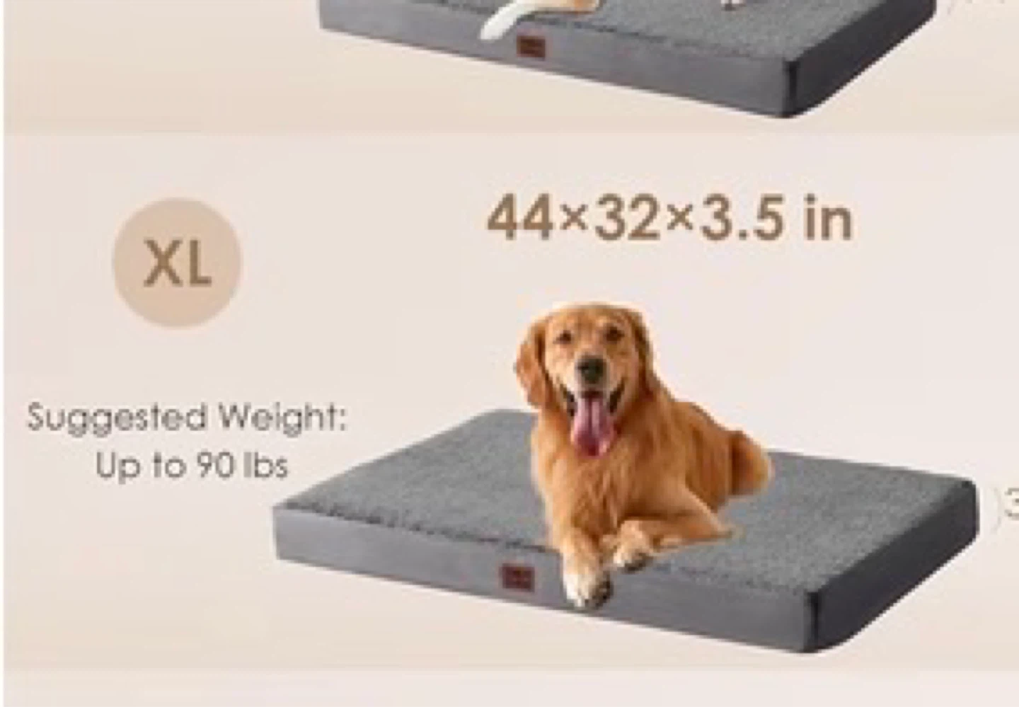 EMEY CIGA Extra Large Orthopedic Dog Bed - photo 4