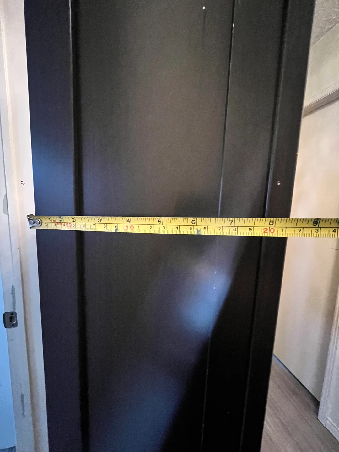 Black Storage Cabinet with Doors - photo 4