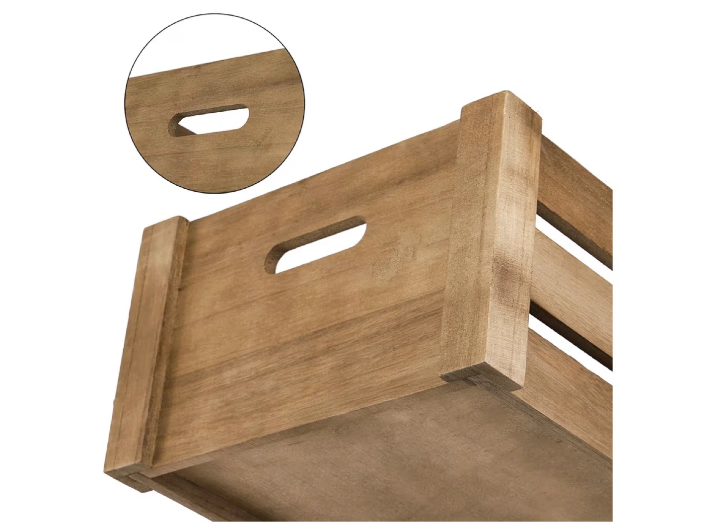 Set of 3 Wooden Crates - photo 4