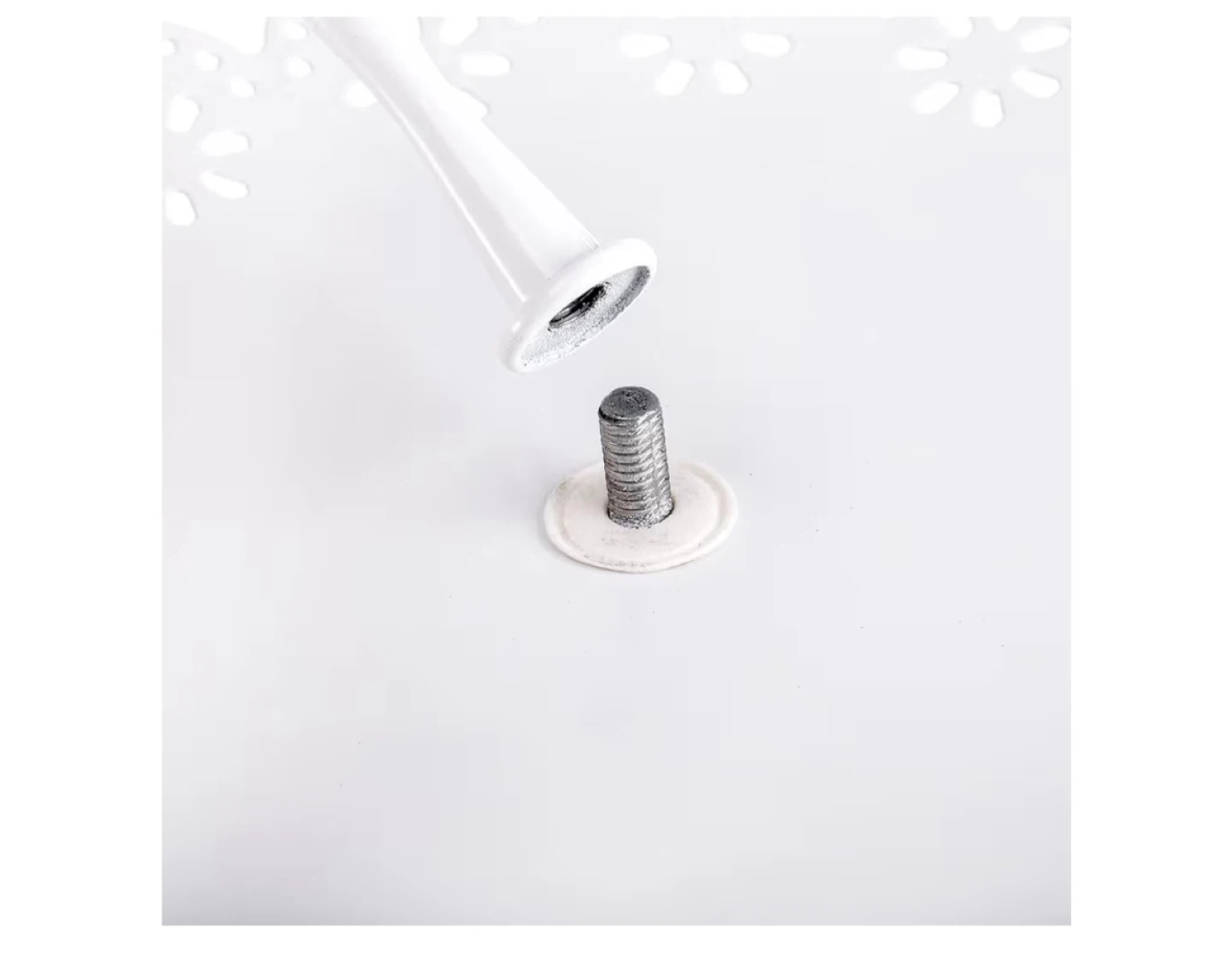 White Metal Cake Stand Set - photo 5