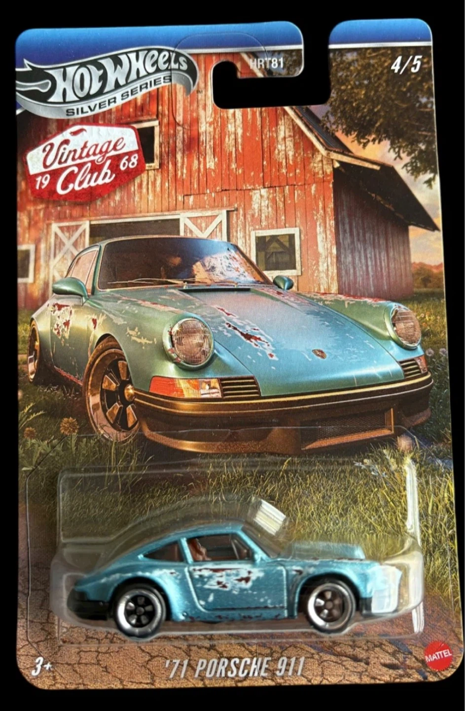 Hot Wheels '71 Porsche 911 Silver Series