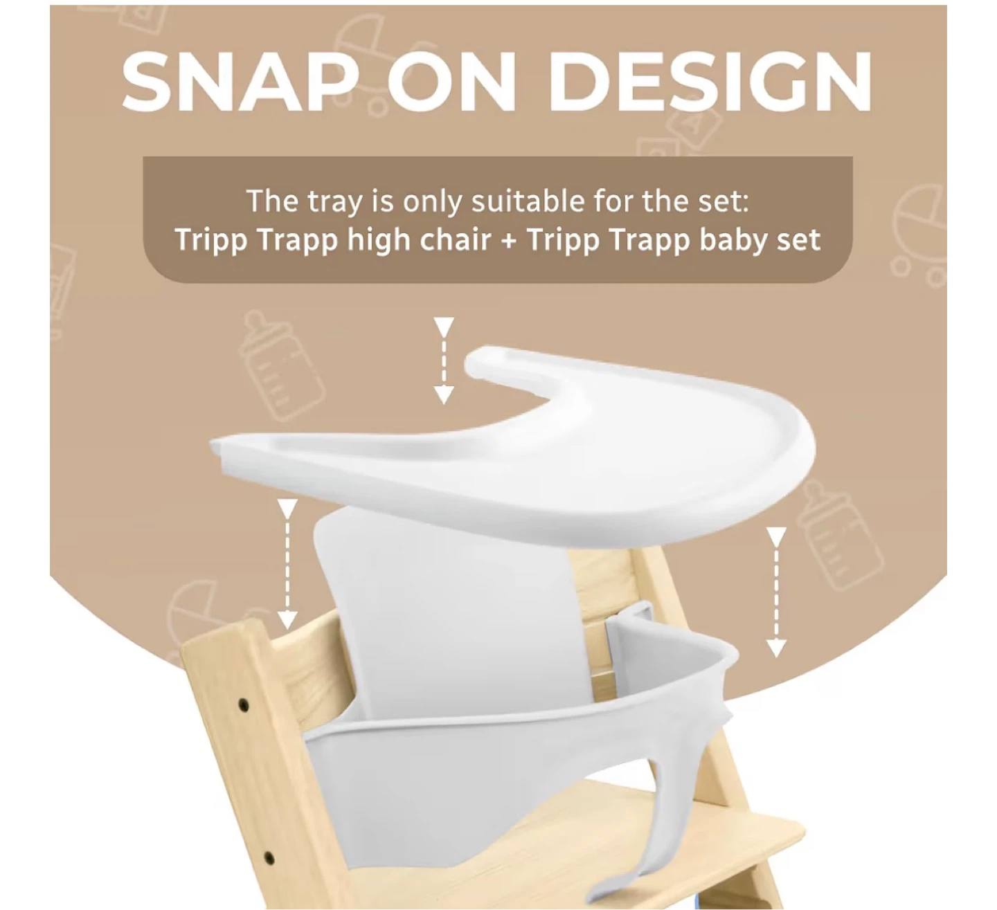 Aftermarket Tray for Tripp Trapp High Chair (V2) - photo 4
