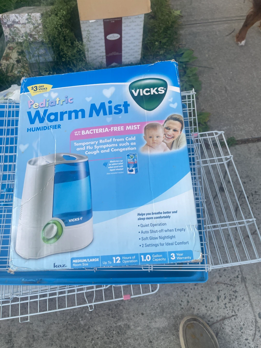 Vicks Pediatric Warm Mist Humidifier