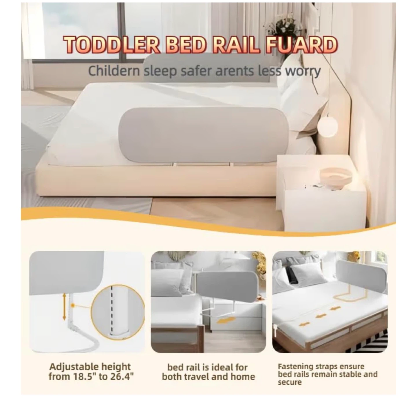 Toddler Bed Rail Guard - photo 2