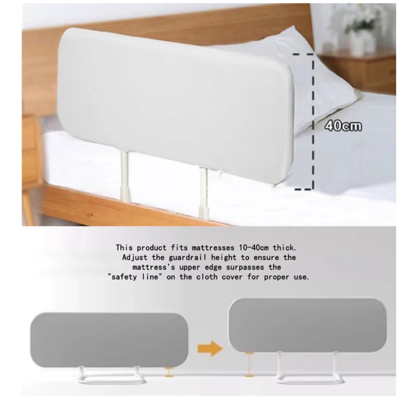 Toddler Bed Rail Guard - photo 4