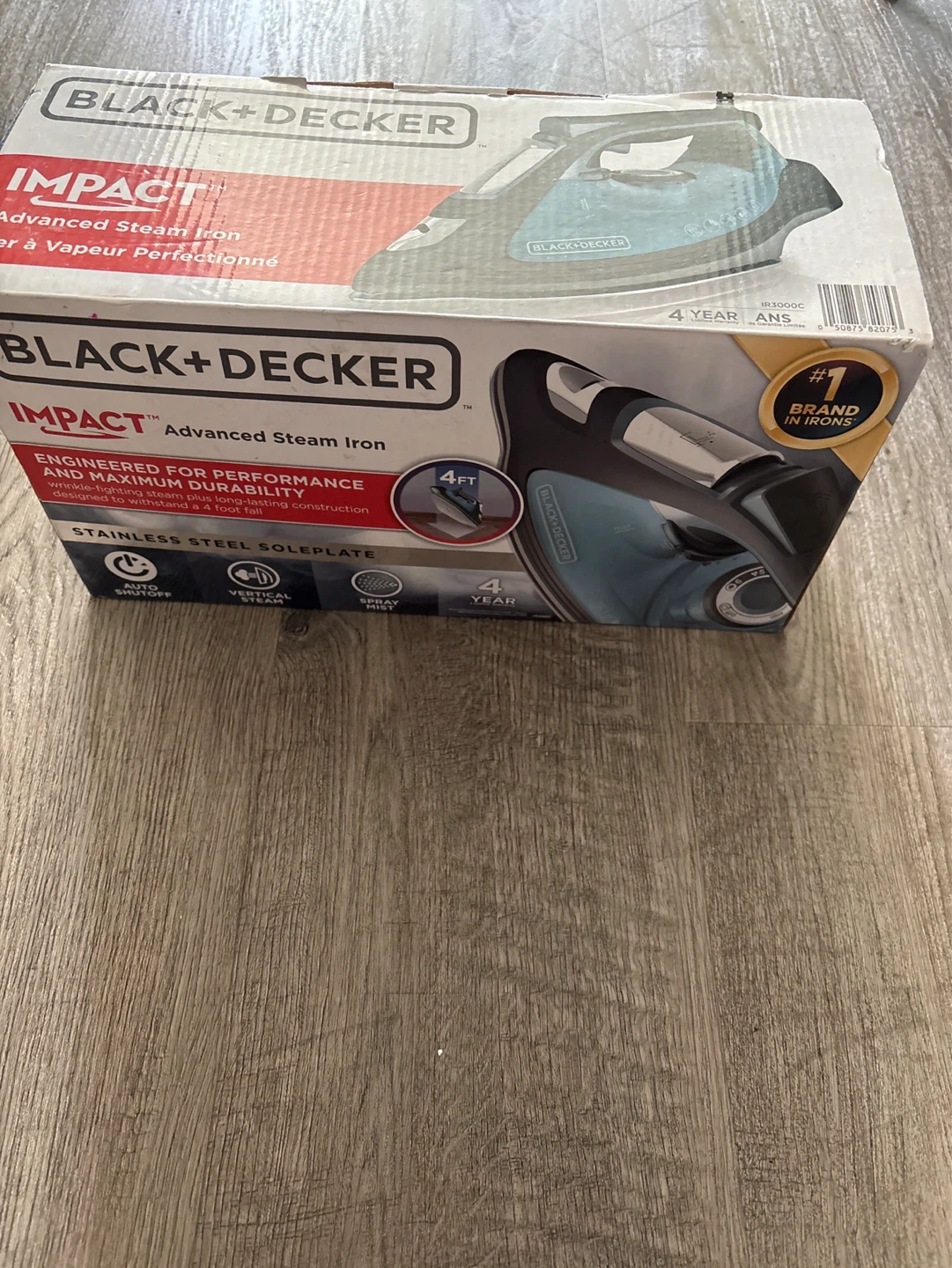 Black+Decker IMPACT Advanced Steam Iron IR3000C