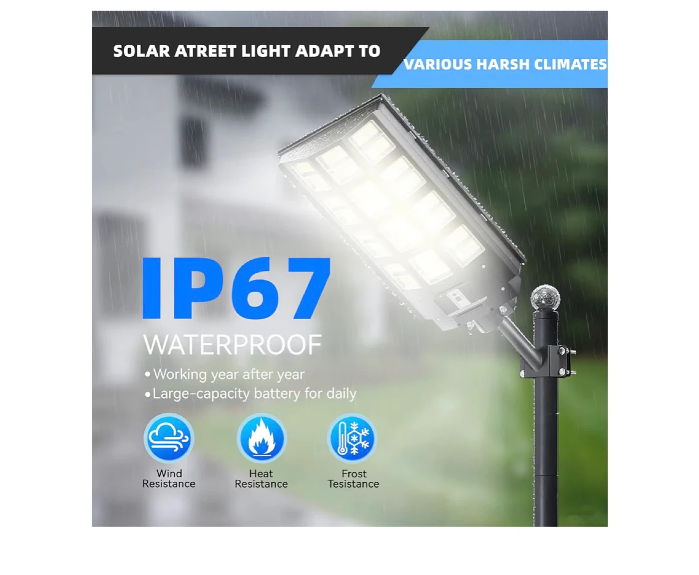 Solar Street Light IP67 Waterproof - photo 3