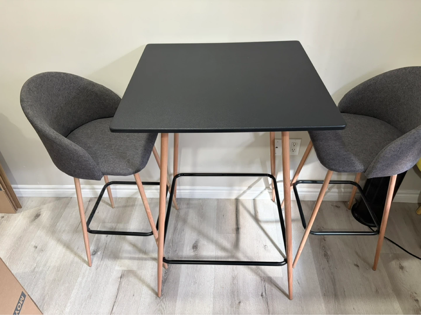 Dining set ( table + bar stools) - photo 2
