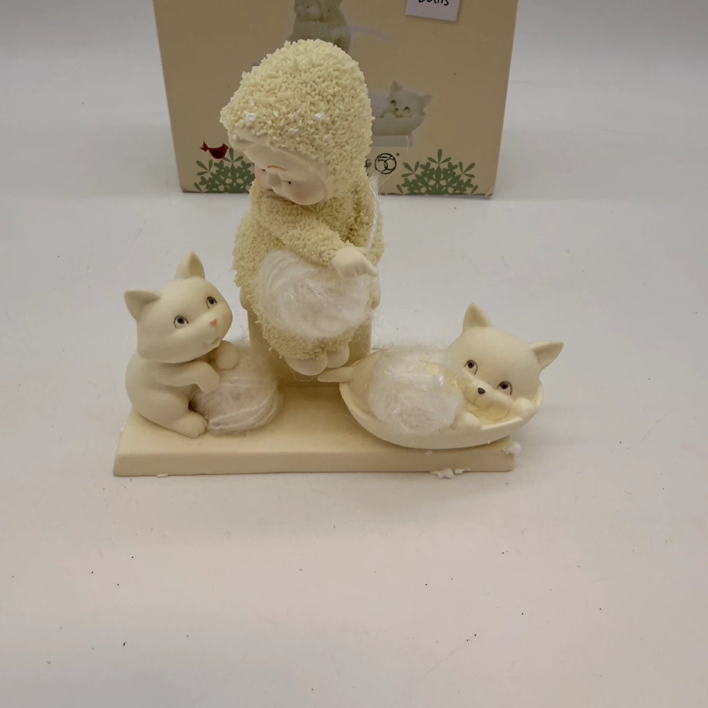 Department 56 Snowbabies Fur Balls Figurine 2017 w Box Kittens - photo 2