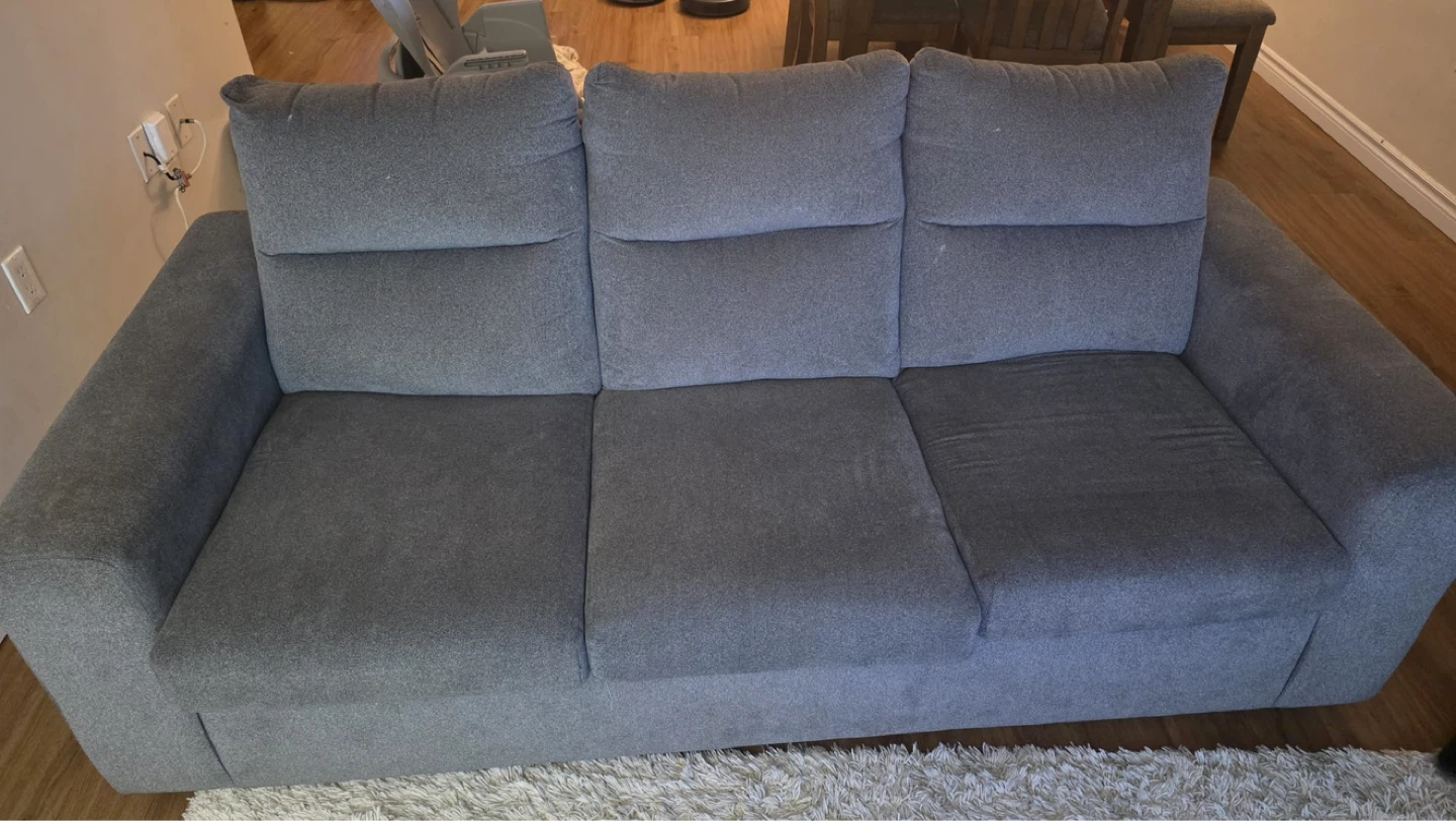 Grey 3-Seater Sofa