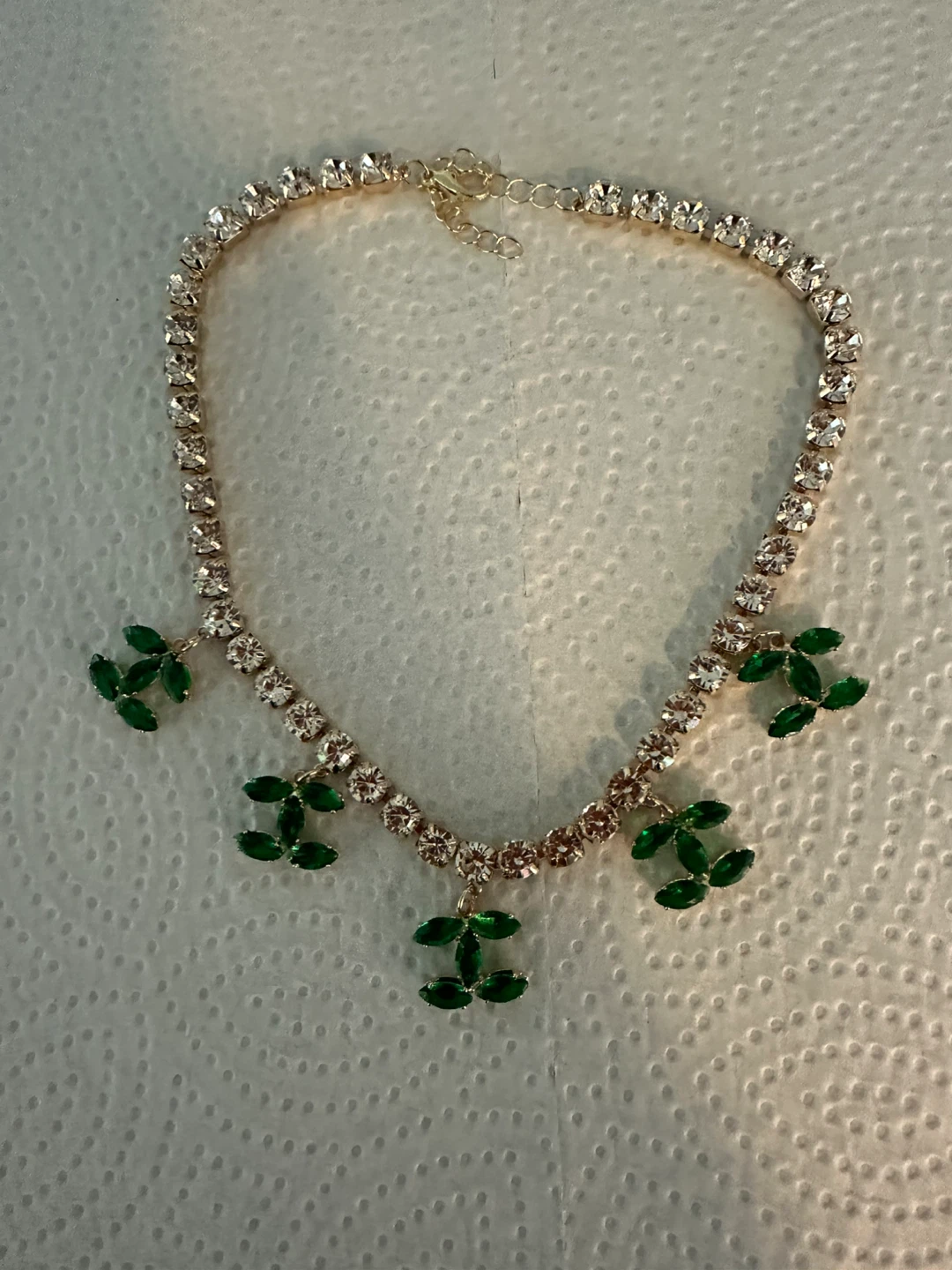 Necklace with Green CC Charms - photo 3