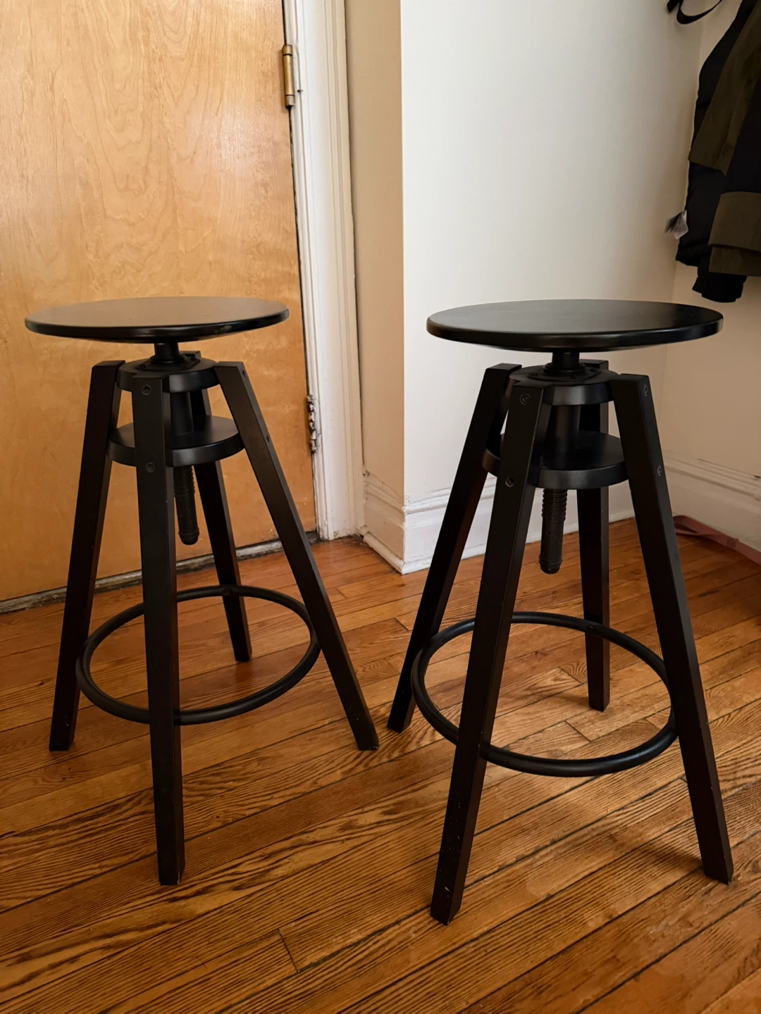 IKEA DALFRED Bar Stools - Black (Set of 2) - photo 2