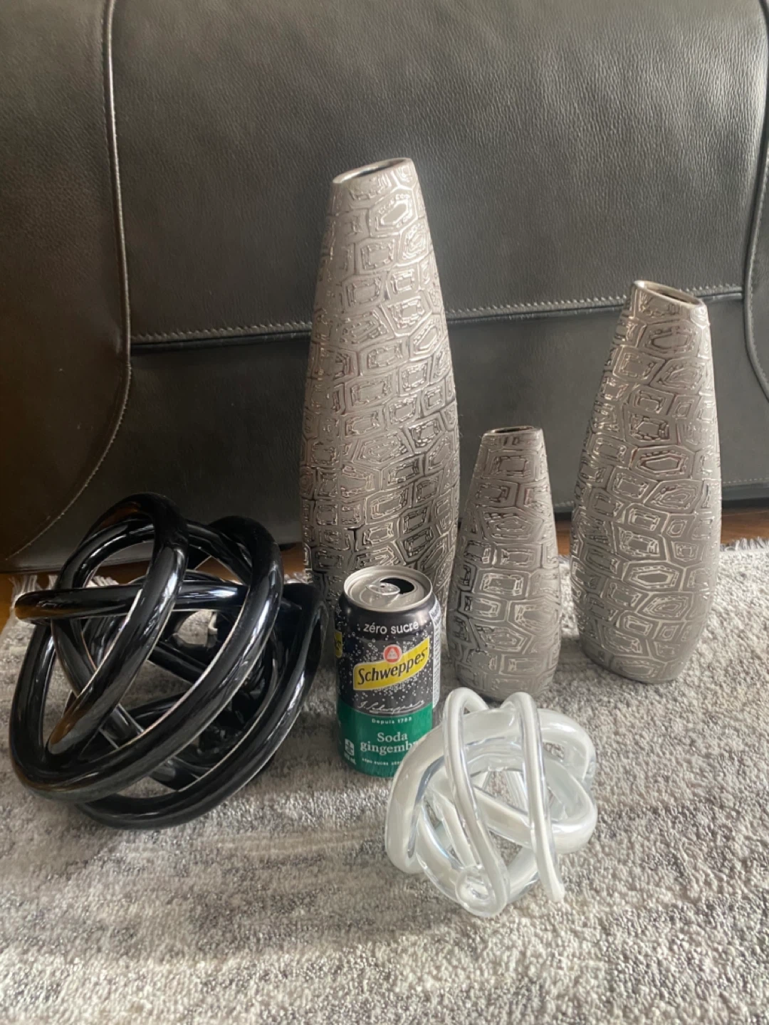 Decorative Vase Set and Sculptures