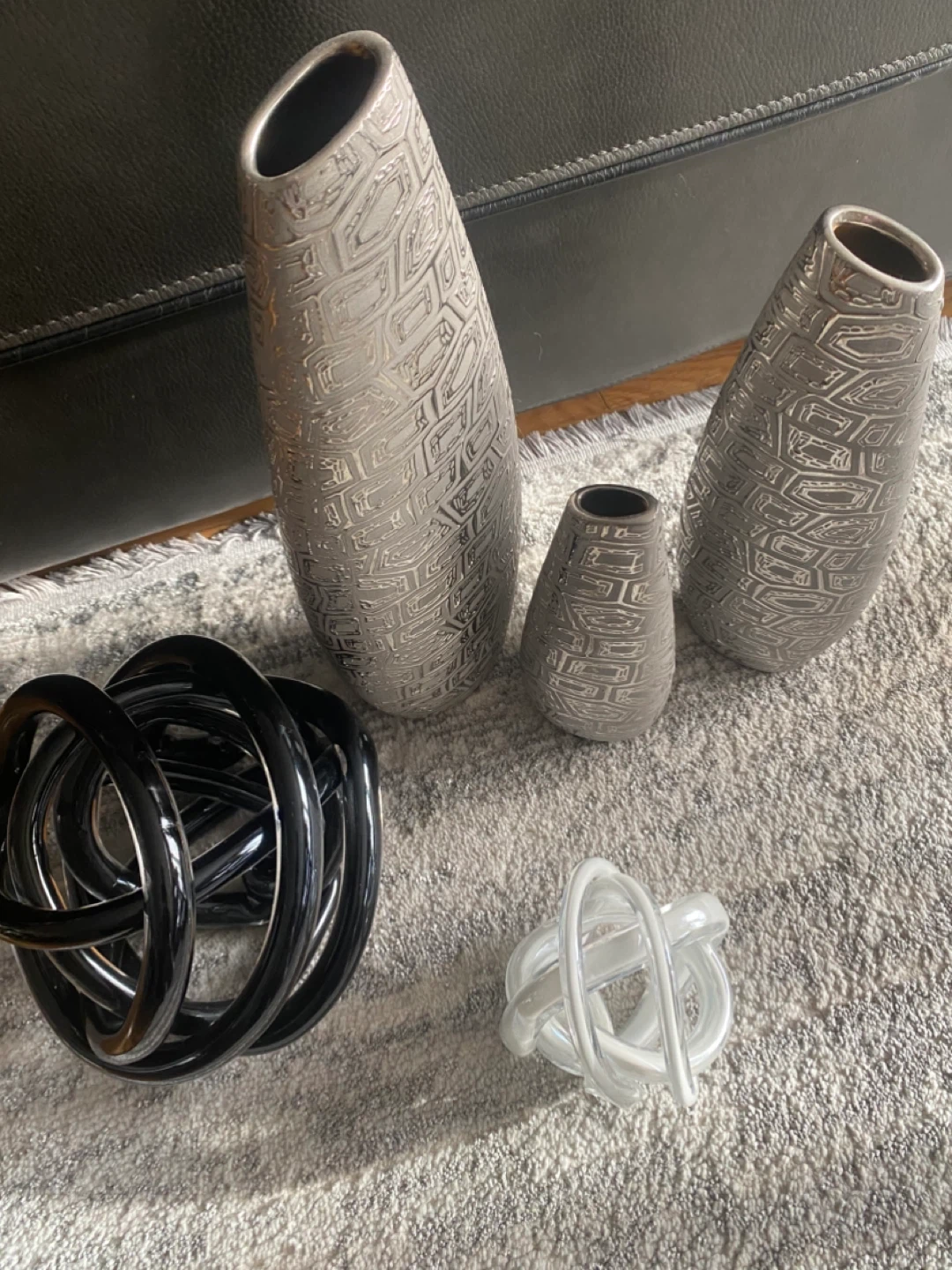 Decorative Vase Set and Sculptures - photo 2