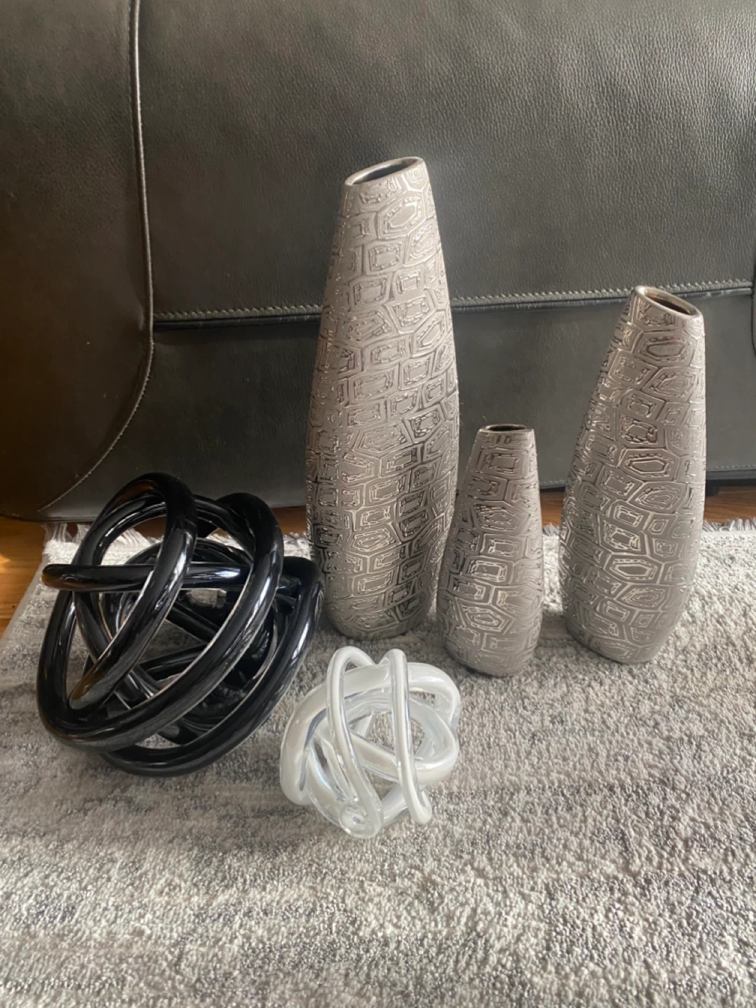 Decorative Vase Set and Sculptures - photo 3