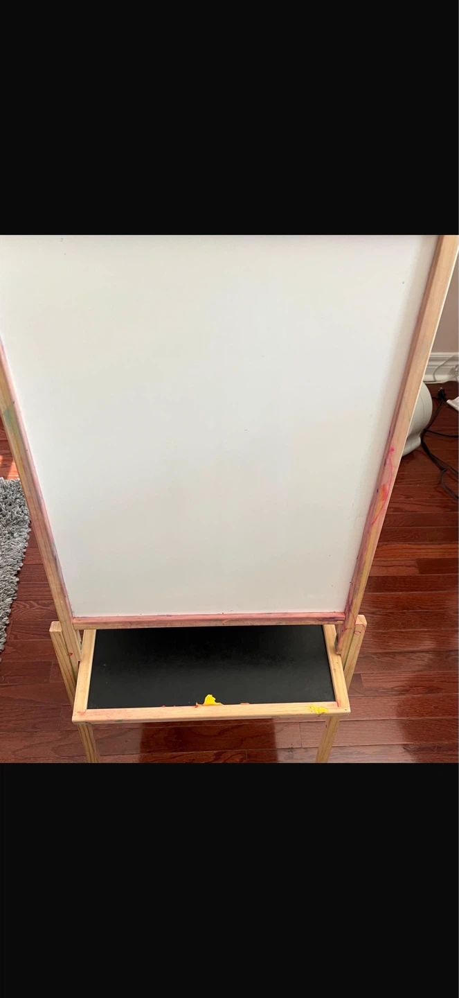 Wooden Double-Sided Easel with Trays - photo 4