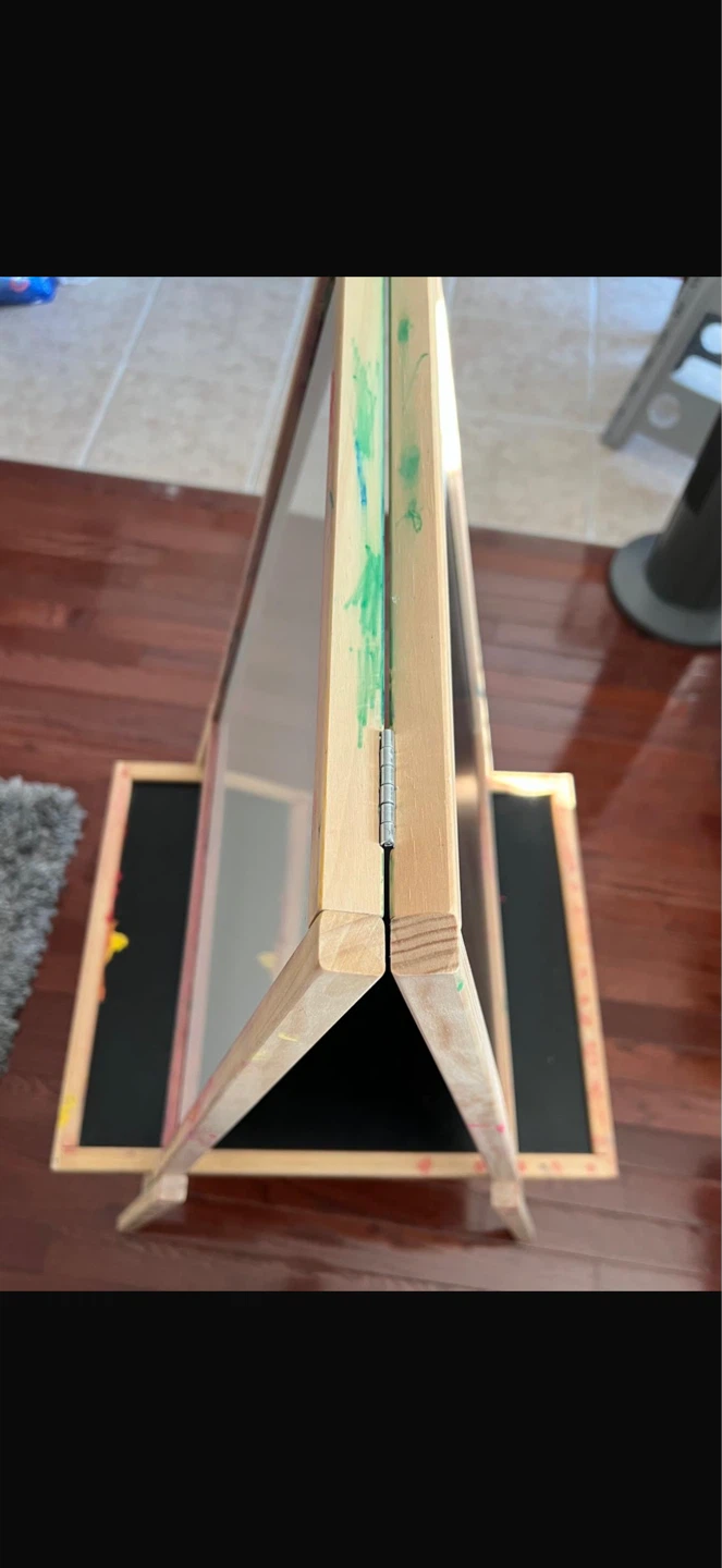 Wooden Double-Sided Easel with Trays - photo 2