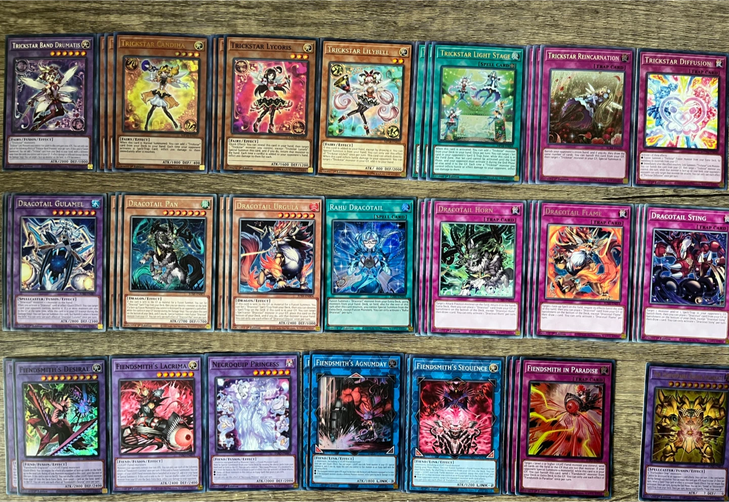Yugioh - Trickstar, Dracotail, Fiendsmith, Memento Cards - photo 2