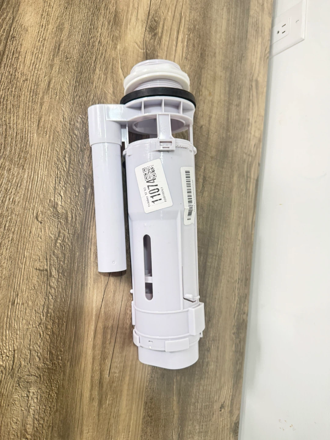 White Toilet Flush Valve Replacement Part - photo 3