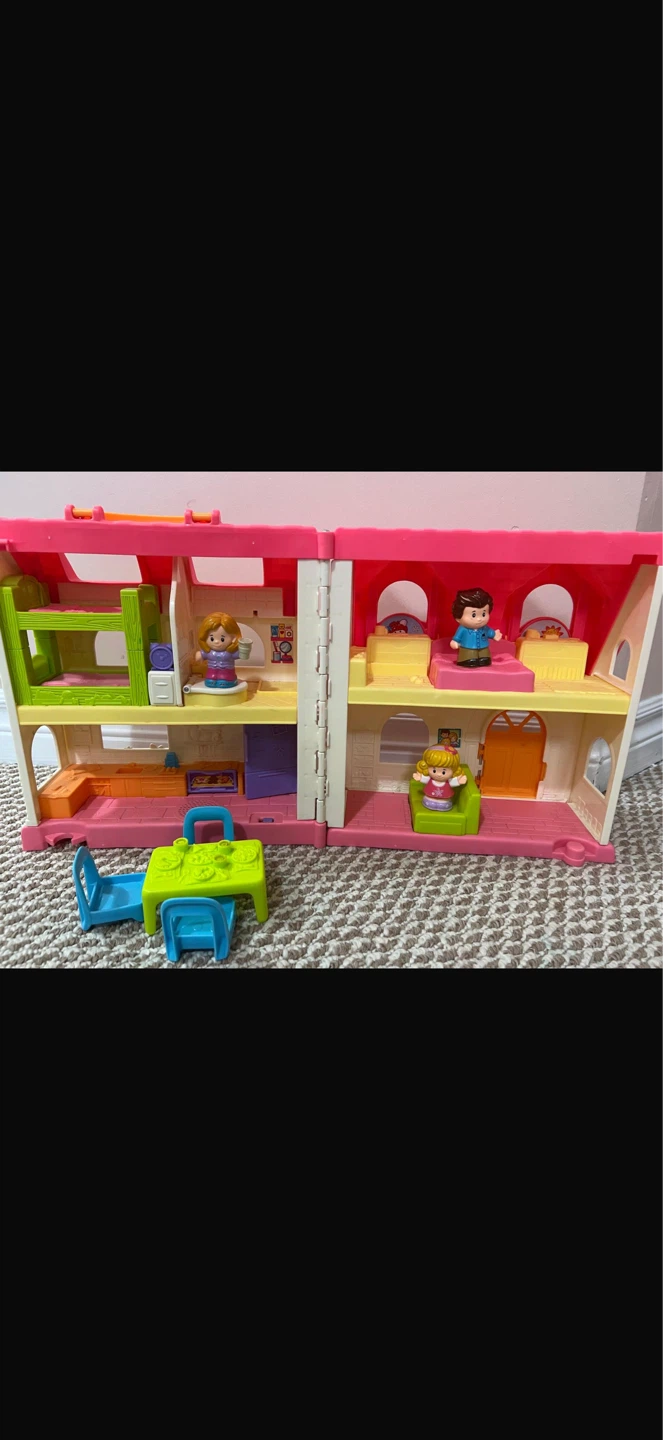 Fisher-Price Little People Pink Dollhouse