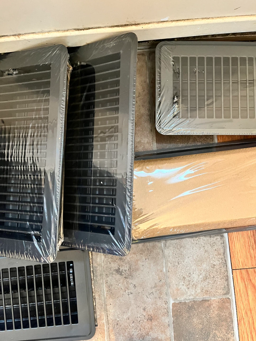 Floor Vent Covers - 4 inch x 10 inch, Black and White - photo 4
