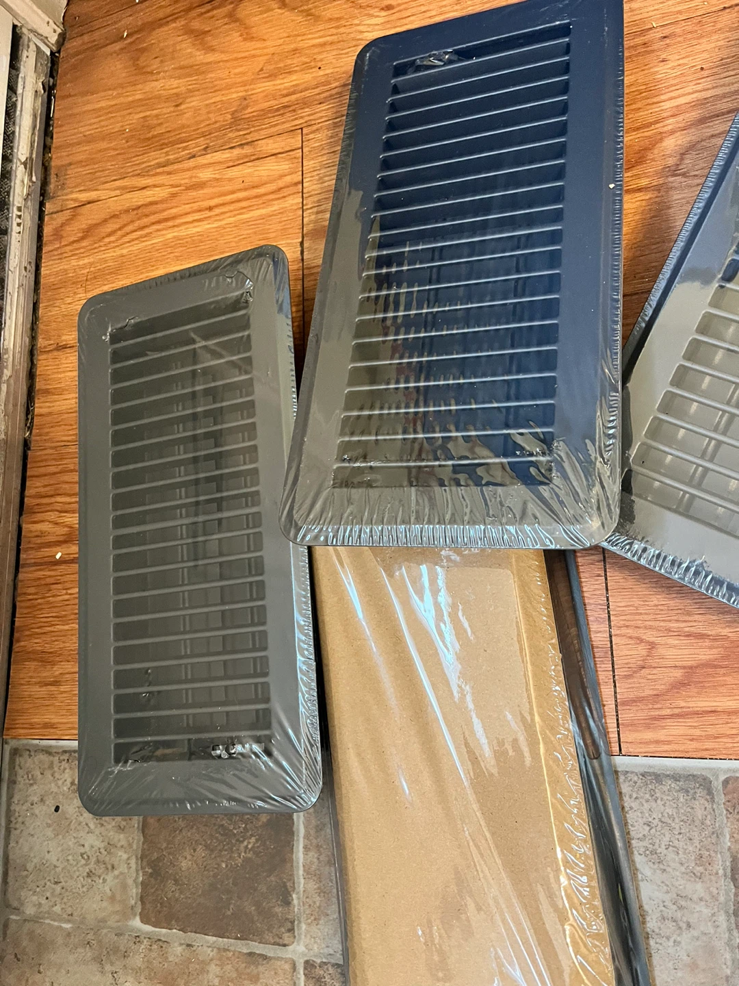 Floor Vent Covers - 4 inch x 10 inch, Black and White - photo 3