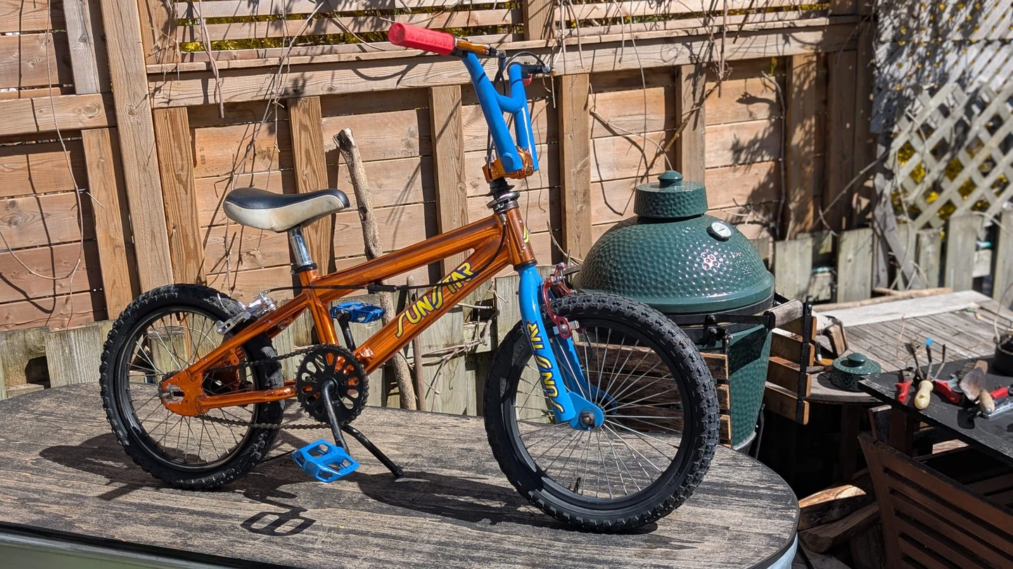 Orange Sunstar BMX Bike