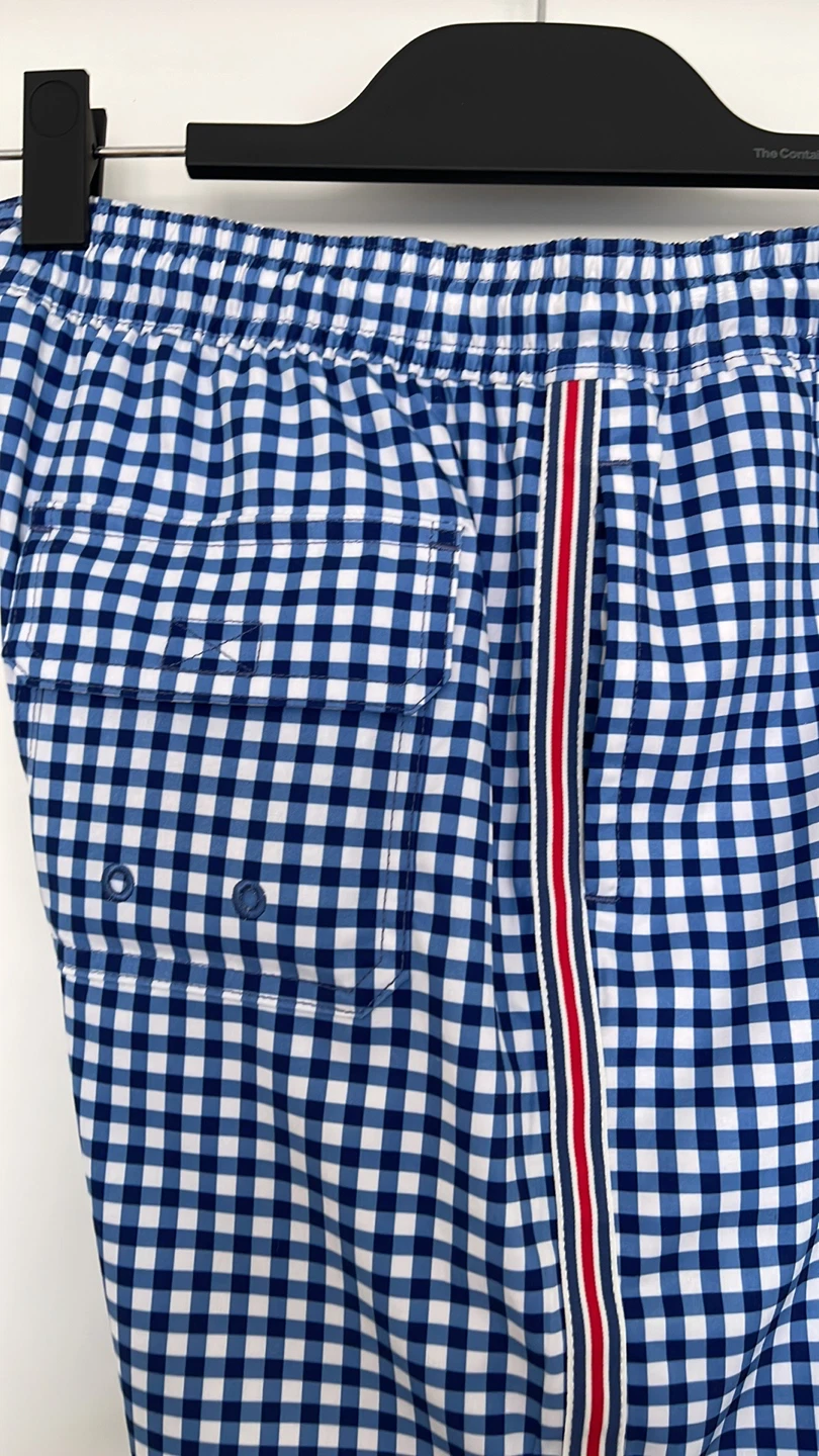 L (16) Vineyard Vines Gingham Swim Trunks - photo 3