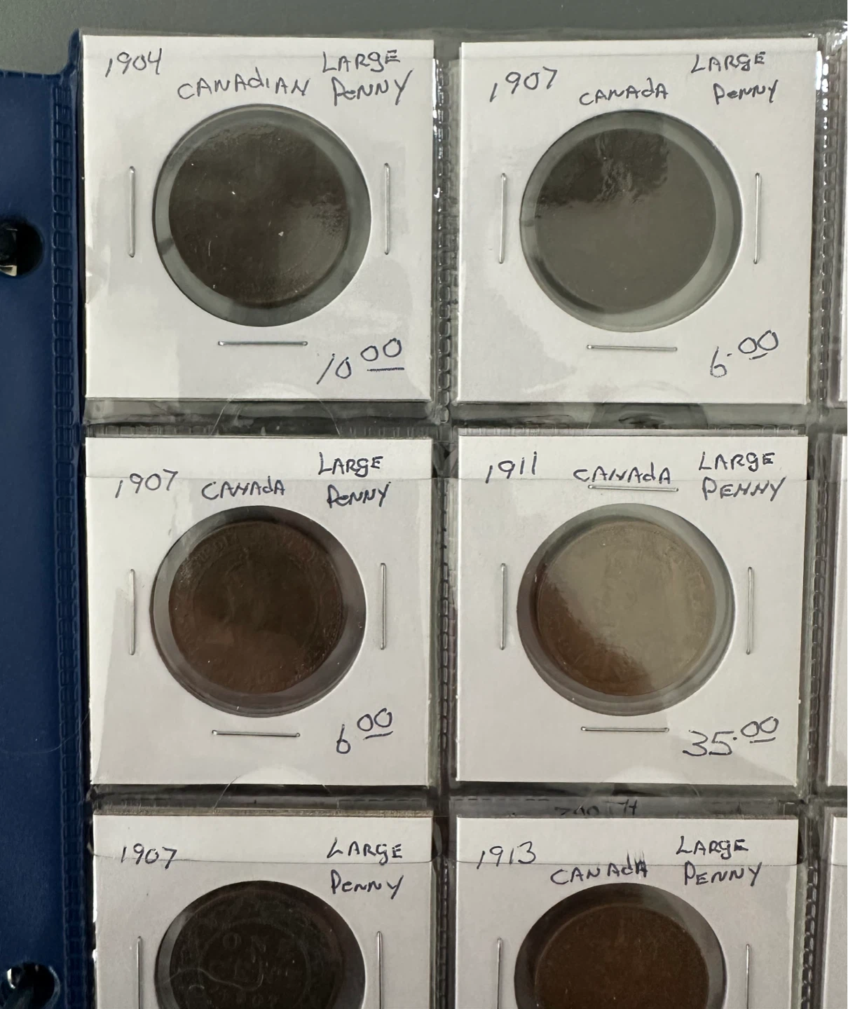 Collection of Canadian Pennies & Cents - photo 2